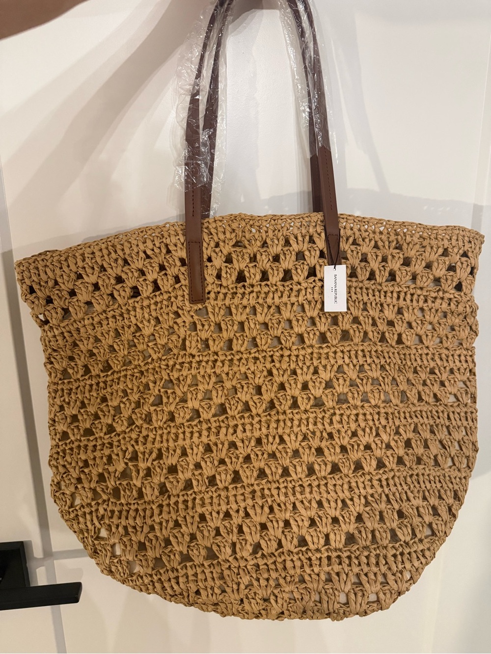 Banana Republic Woven Straw Tote Bag - NWT